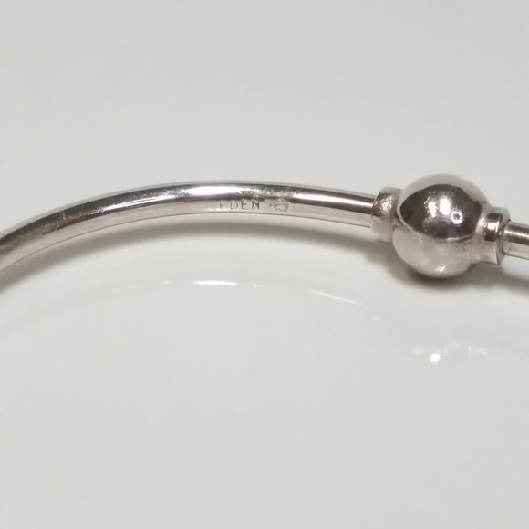 EDEN Hand Arts Cape Cod Sterling Silver Bangle Bracelet fits 7 to 7 1/2 wrists - Picture 10 of 11